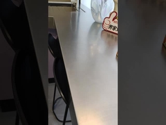 Φαδιόρ μπαλκόνι ντουλάπι αποθήκευσης με ανοξείδωτο χάλυβα countertop